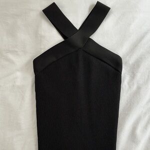 Aritzia Black Sculpt Knit Top